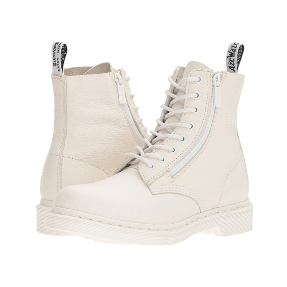 dr martens white pascal